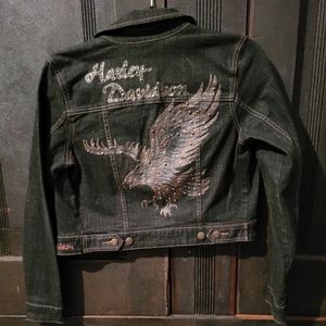 Harley Davidson, Blue Jean Jacket